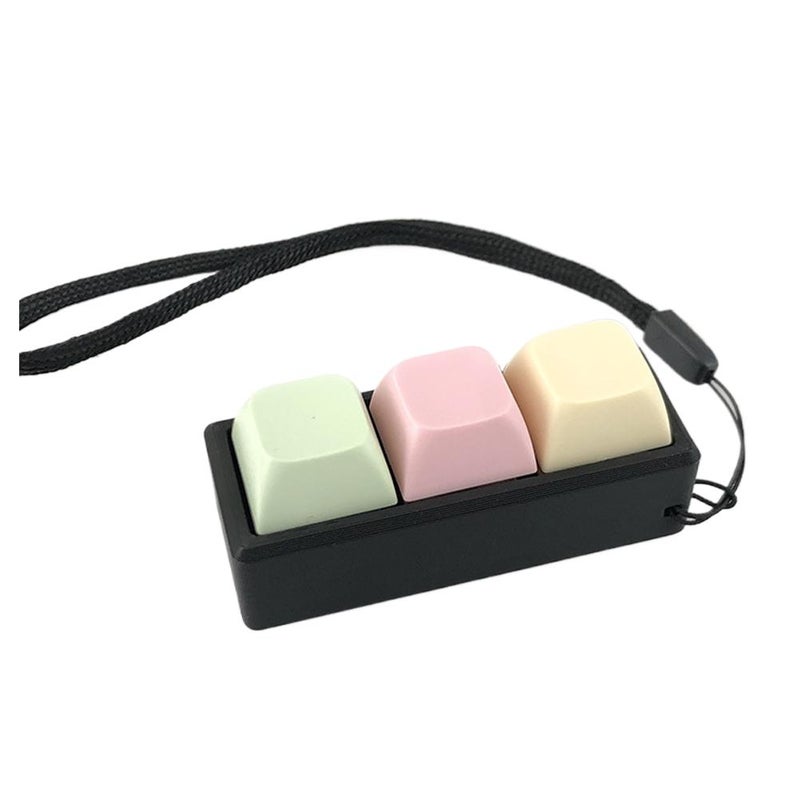 Squeezable, pressure-relieving keychain pendant, creative children's toy for relieving boredom and stress.